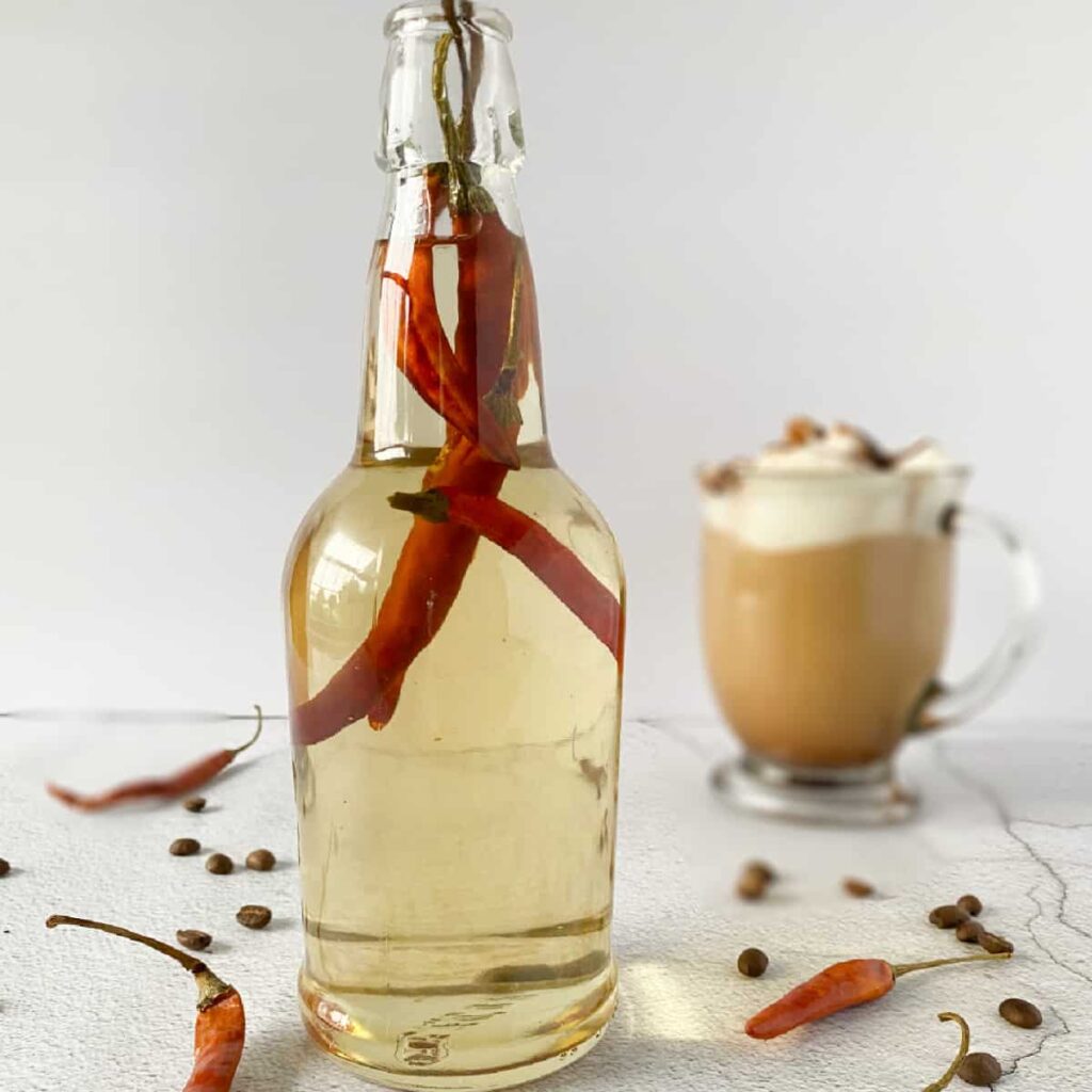 Chili Simple Syrup For Coffee [Spicy Simple Syrup] - Missouri Girl Home