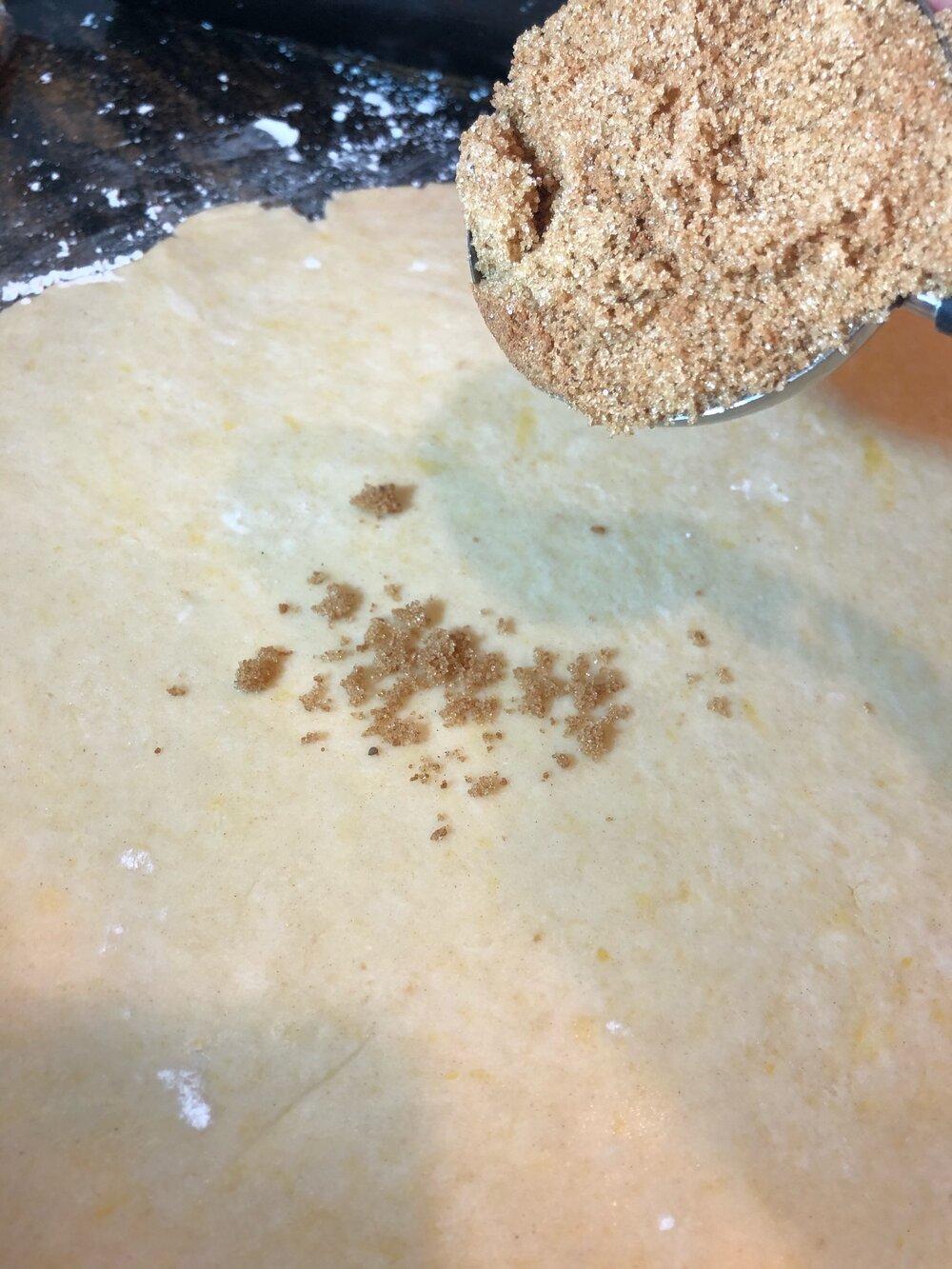 Missouri Girl Rugelach. A Polish cookie made with a tender cream cheese dough and a brown sugar and cinnamon filling. Missouri girl blog.