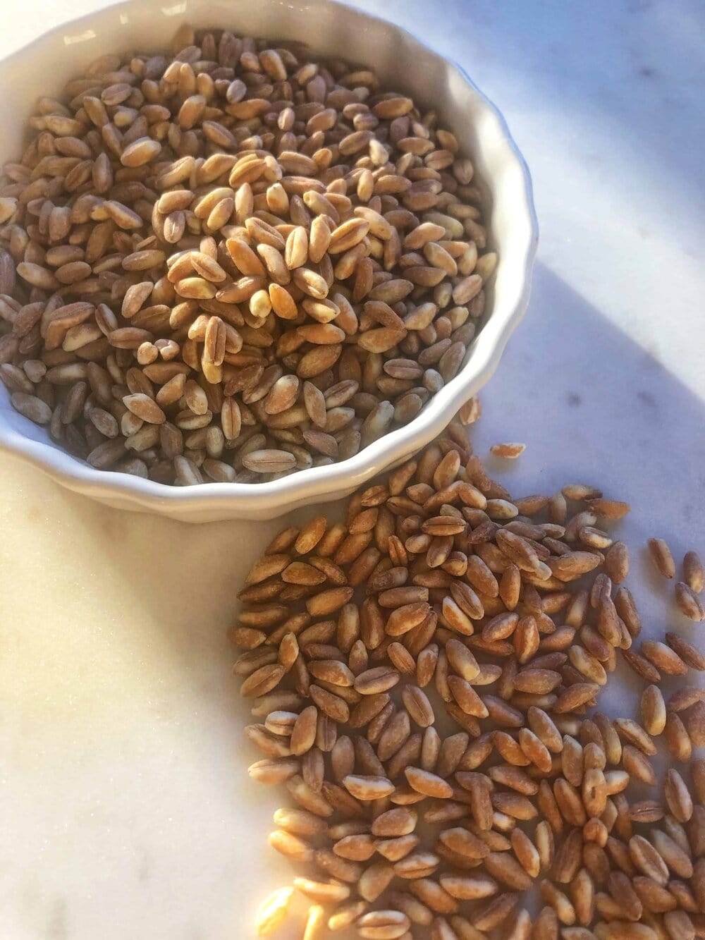 Missouri Girl Blog. Banana Nut Breakfast Farro Bowl. An ancient grain that makes a healthy alternative to your morning oatmeal. Missouri Girl.